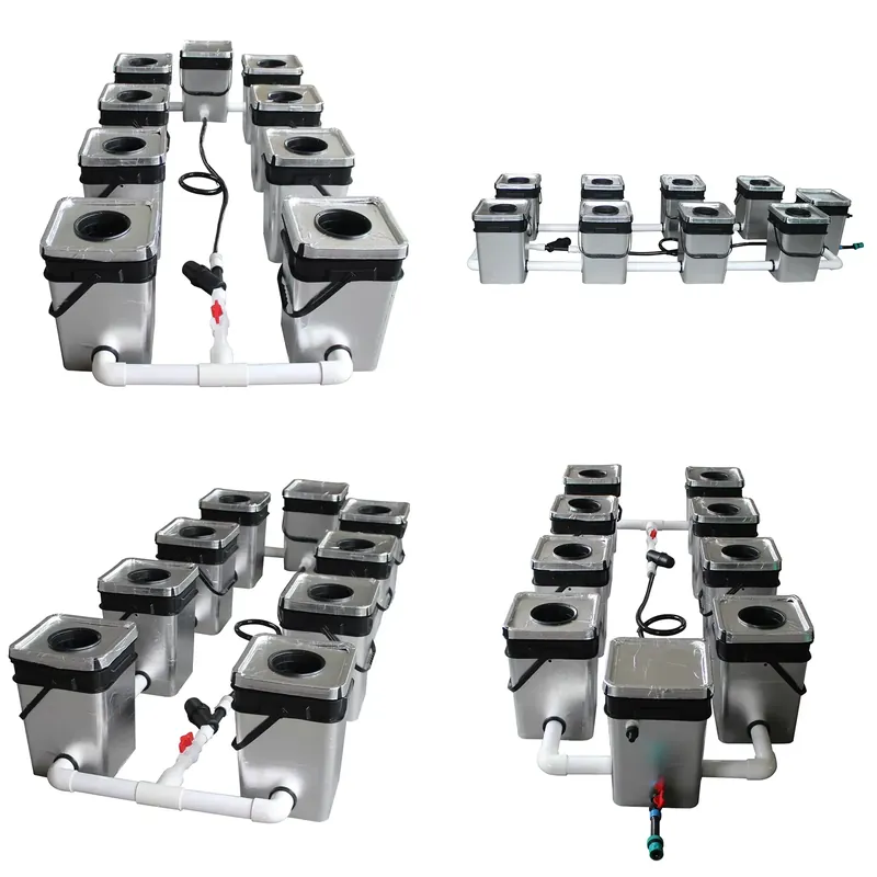 Deep Water Culture Kit - 8-bębnowy system hydroponiczny RDWC z cyklicznym