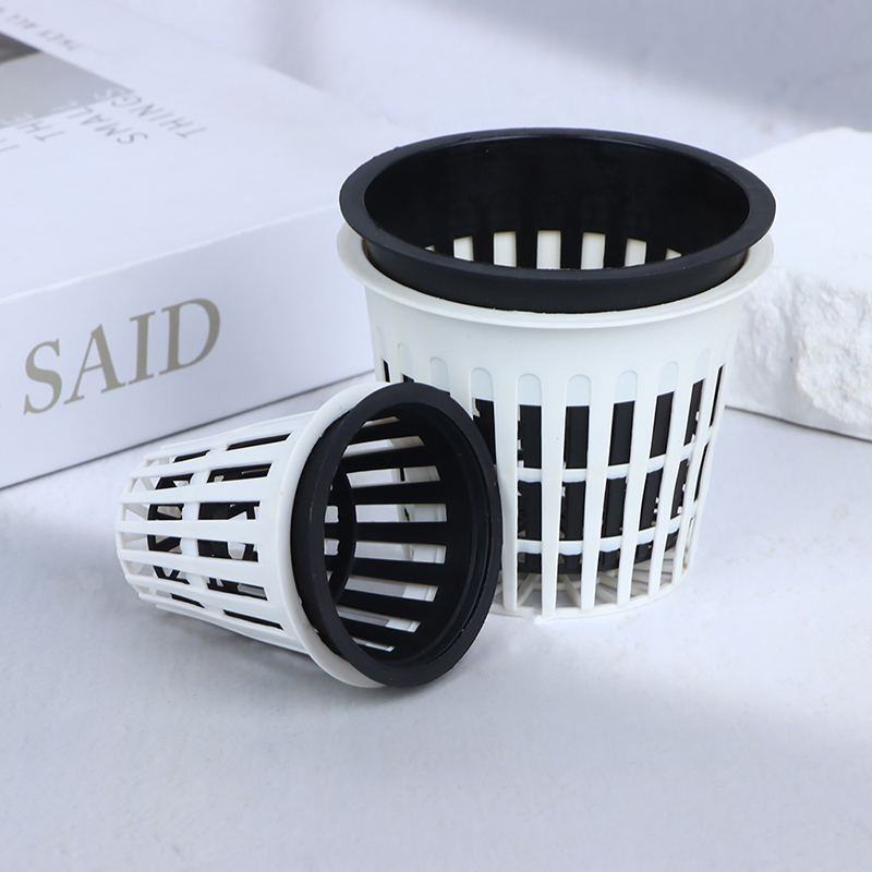 Hydroponic Net Pots 3 Inch - Czarne Białe Koszyczki Hydroponiczne 10 SZT.