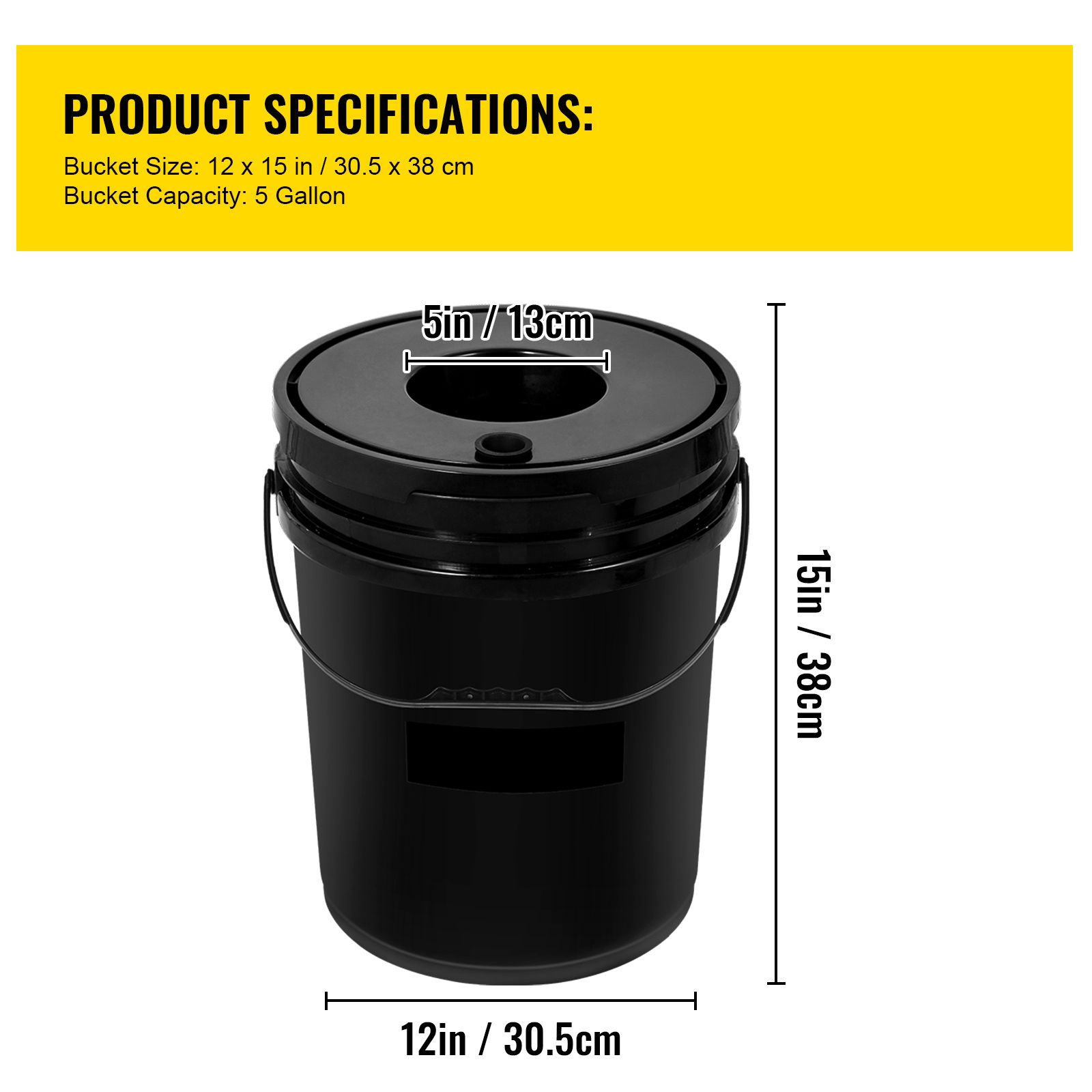 Dwc Bucket System 5 Gallon - System hydroponiczny DWC, 5 galonów, 8