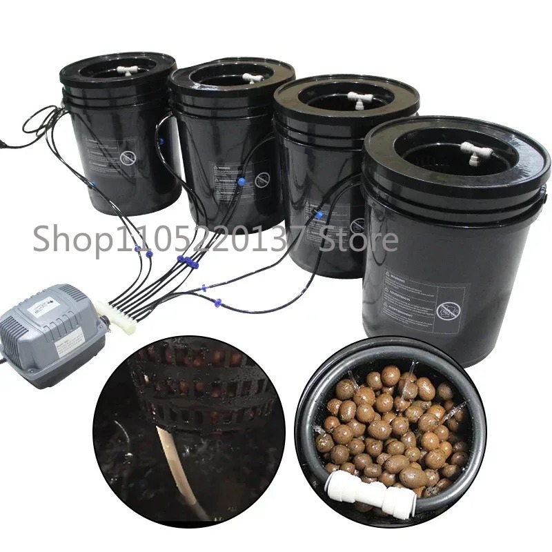 Dwc Bucket System 5 Gallon - System hydroponiczny DWC z recyrkulacją, pojemnik