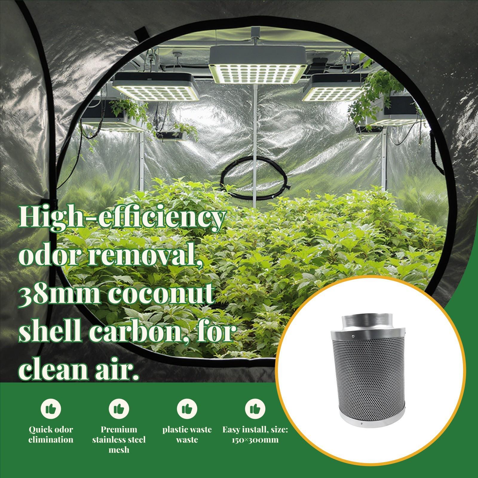 Carbon Filter Grow 6 Inch - Wentylator liniowy 6 cali z filtrem