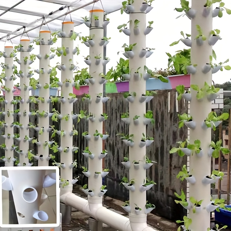 Hydroponic Tower Garden - 10 zestawów DIY doniczek hydroponicznych do