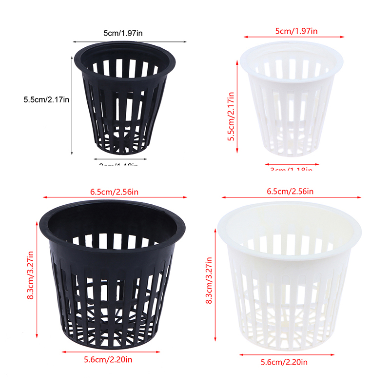 Hydroponic Net Pots 3 Inch - 10 sztuk 2/3 Cal storczyków do