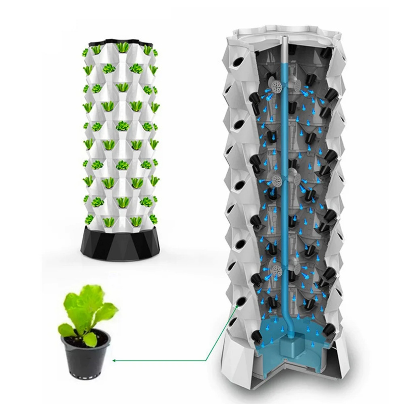 Wieża do uprawy roślin pionowe – Hydroponic Tower Garden recenzja i cena