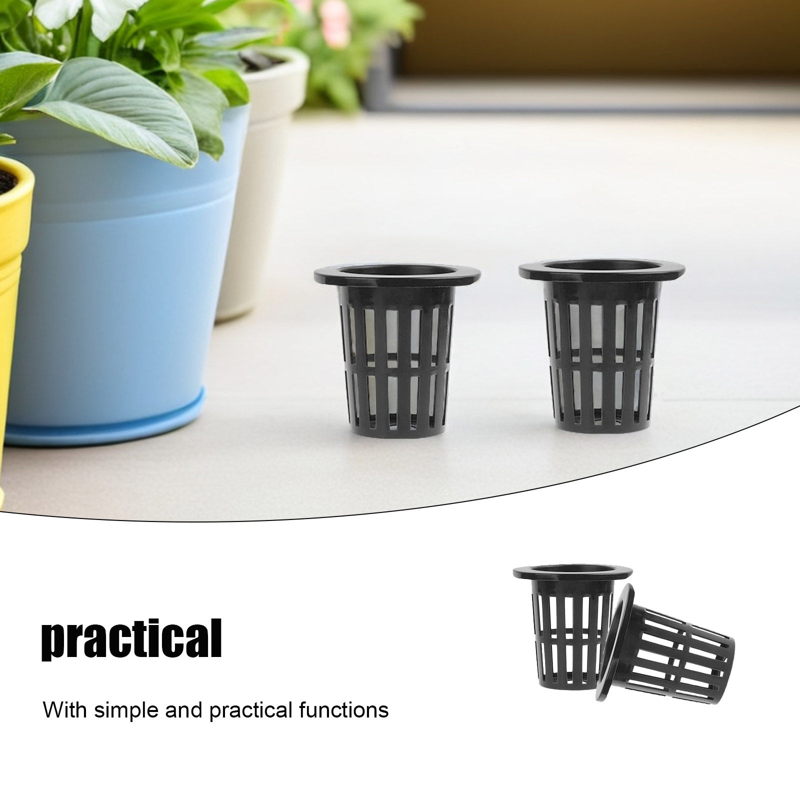 50 sztuk plastikowych koszyków – Hydroponic Net Pots 3 Inch recenzja i cena