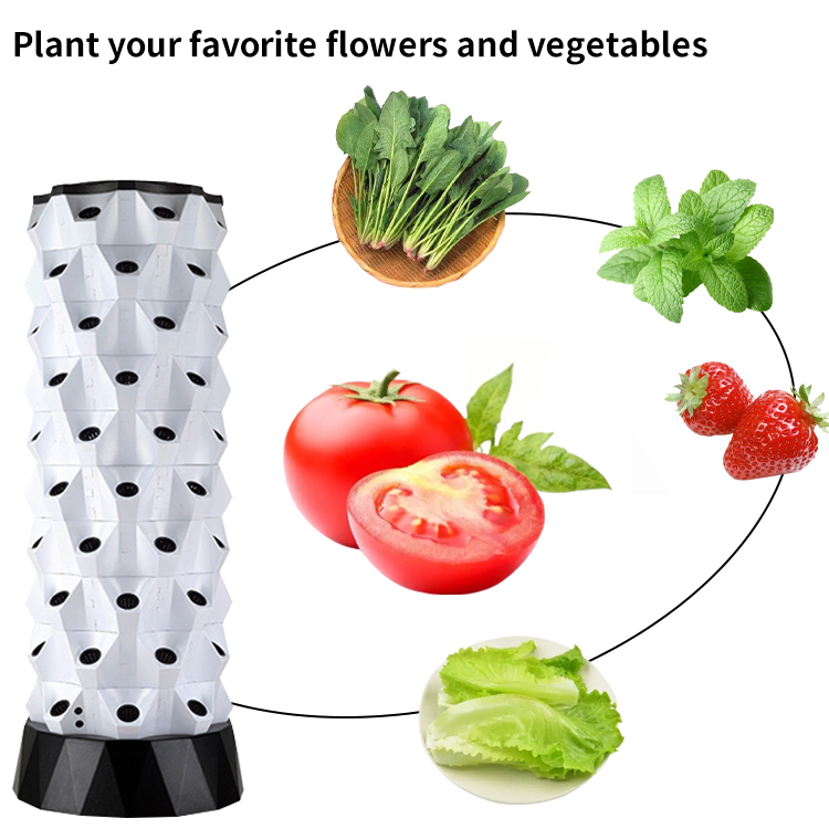 Inteligentny Zestaw do Hydropo – Hydroponic Tower Garden recenzja i cena