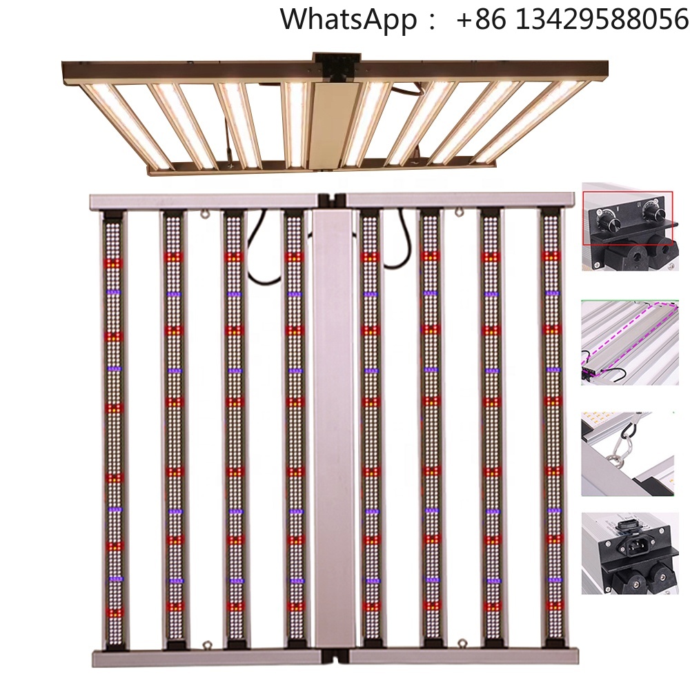 8-barowe ściemnialne lampy LED – Led Grow Light 1000W Full Spectrum recenzja i cena