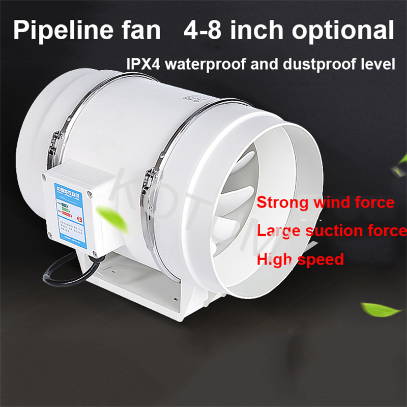 3/4/5/6/8 Cal wentylatory wyci – Inline Duct Fan 8 Inch recenzja i cena