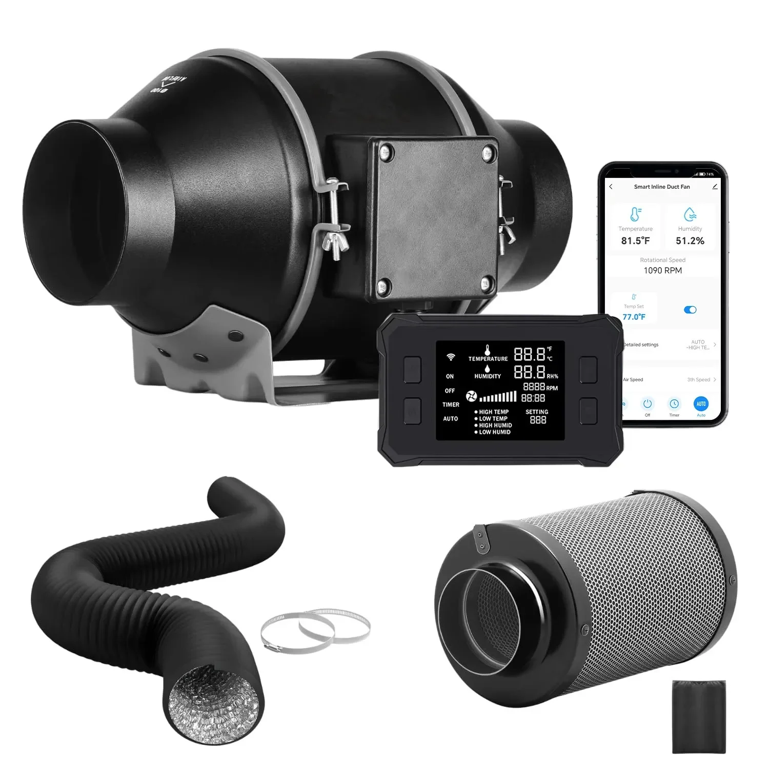 BAVA 2024 Alexa 8-calowy Intel – Inline Duct Fan 8 Inch recenzja i cena