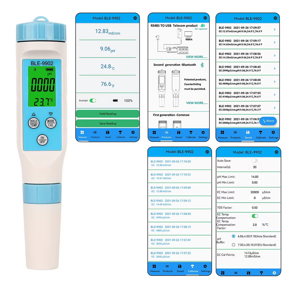 3-w-1 Tester pH/EC/Temp, Cyfro – Ph Ec Meter Hydroponic recenzja i cena