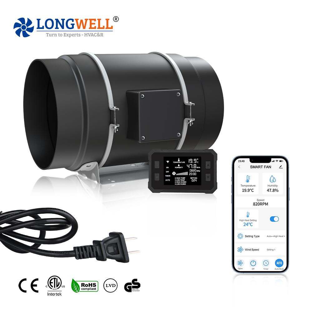 Inteligentne sterowanie za pom – Inline Duct Fan 8 Inch recenzja i cena