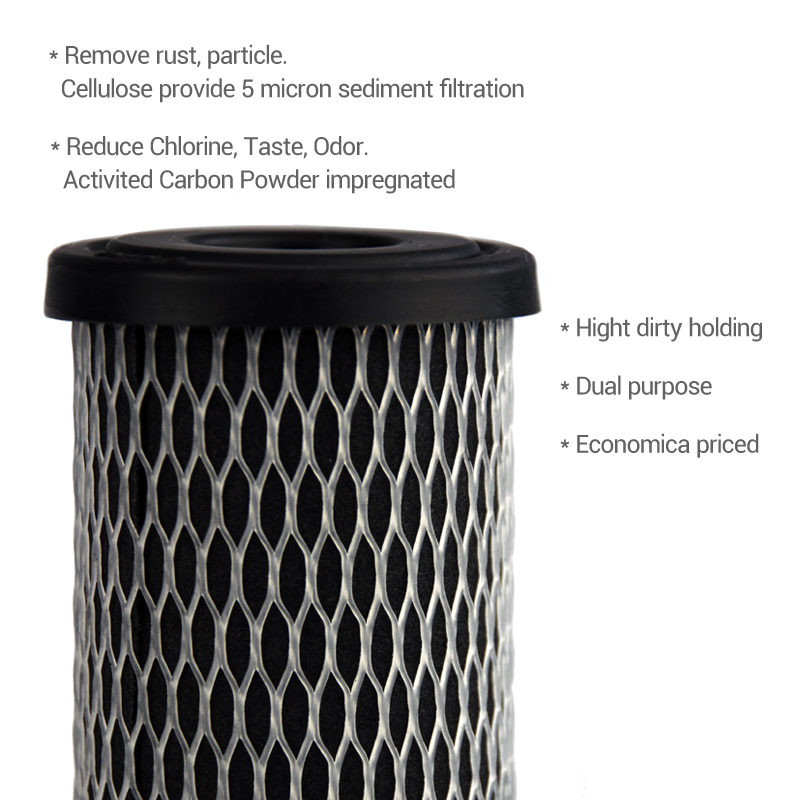 Pod zlewem 2-w-1 sproszkowany  – Carbon Filter Grow 6 Inch recenzja i cena