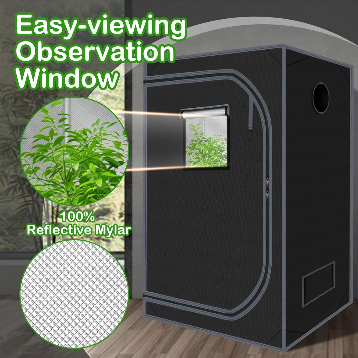Namiot do uprawy roślin w syst – Grow Tent 4X4 Mylar recenzja i cena