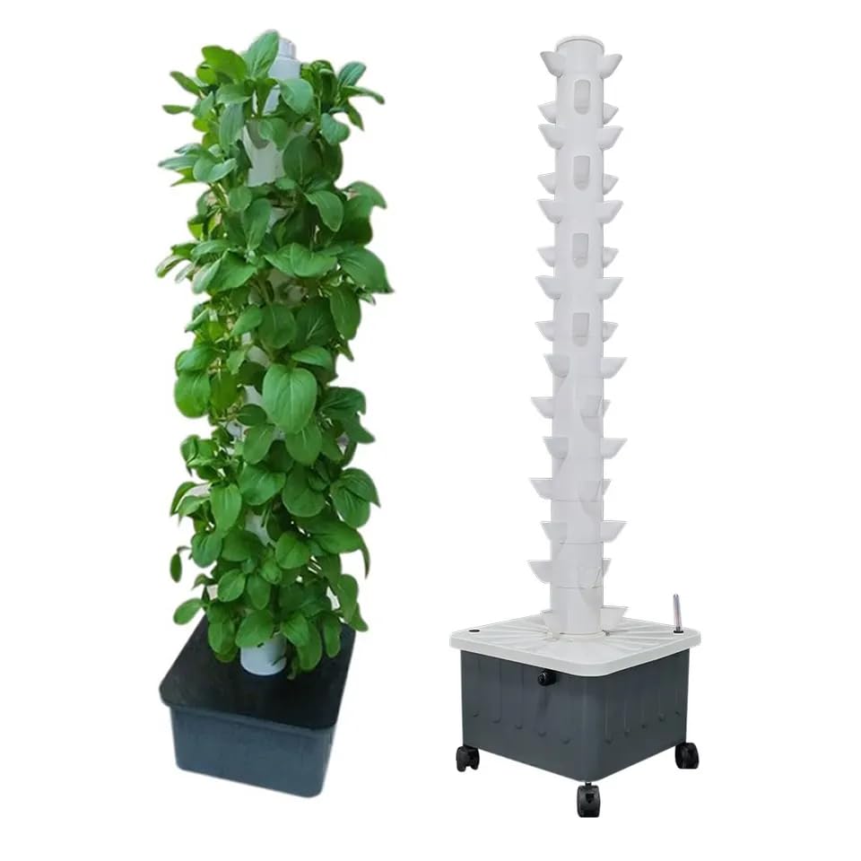 Wieża do hydroponiki pionowej, – Hydroponic Tower Garden recenzja i cena