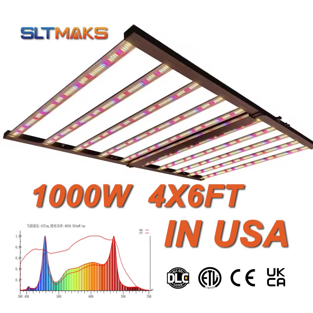 SLTMAKS 8x6FT 4X6FT 1000W Lamp – Led Grow Light 1000W Full Spectrum recenzja i cena