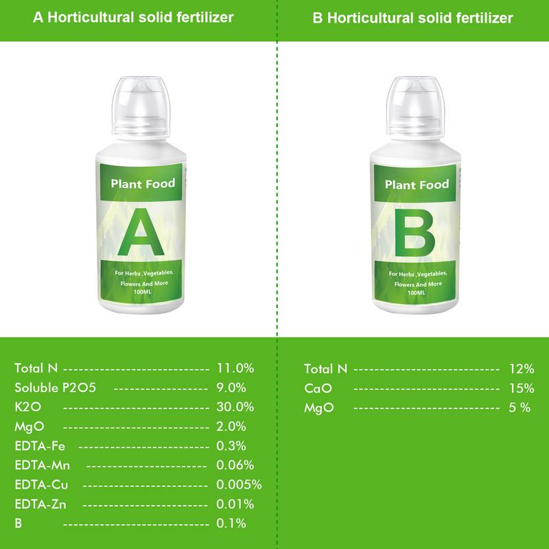 2 SZTUK/zestaw Ogólny hydropon – Hydroponic Nutrient A B Set recenzja i cena
