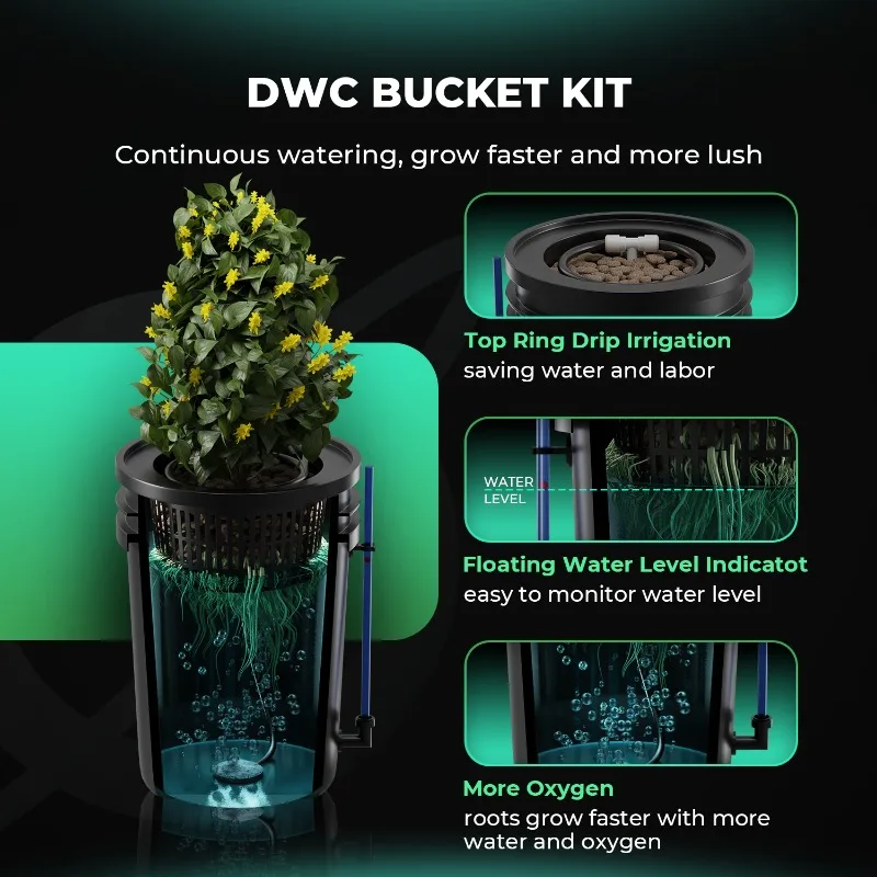 Zestaw do uprawy hydroponiczne – Dwc Bucket System 5 Gallon recenzja i cena