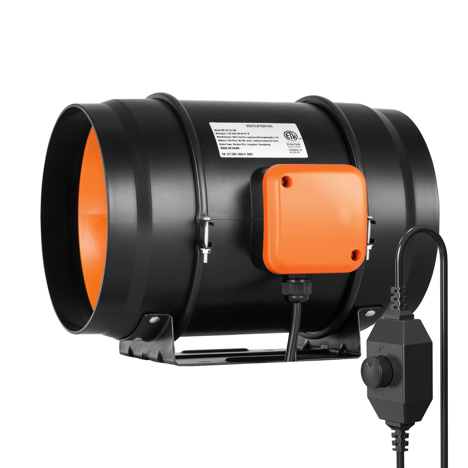 Wentylator kanałowy, 8-calowy, – Inline Duct Fan 8 Inch recenzja i cena