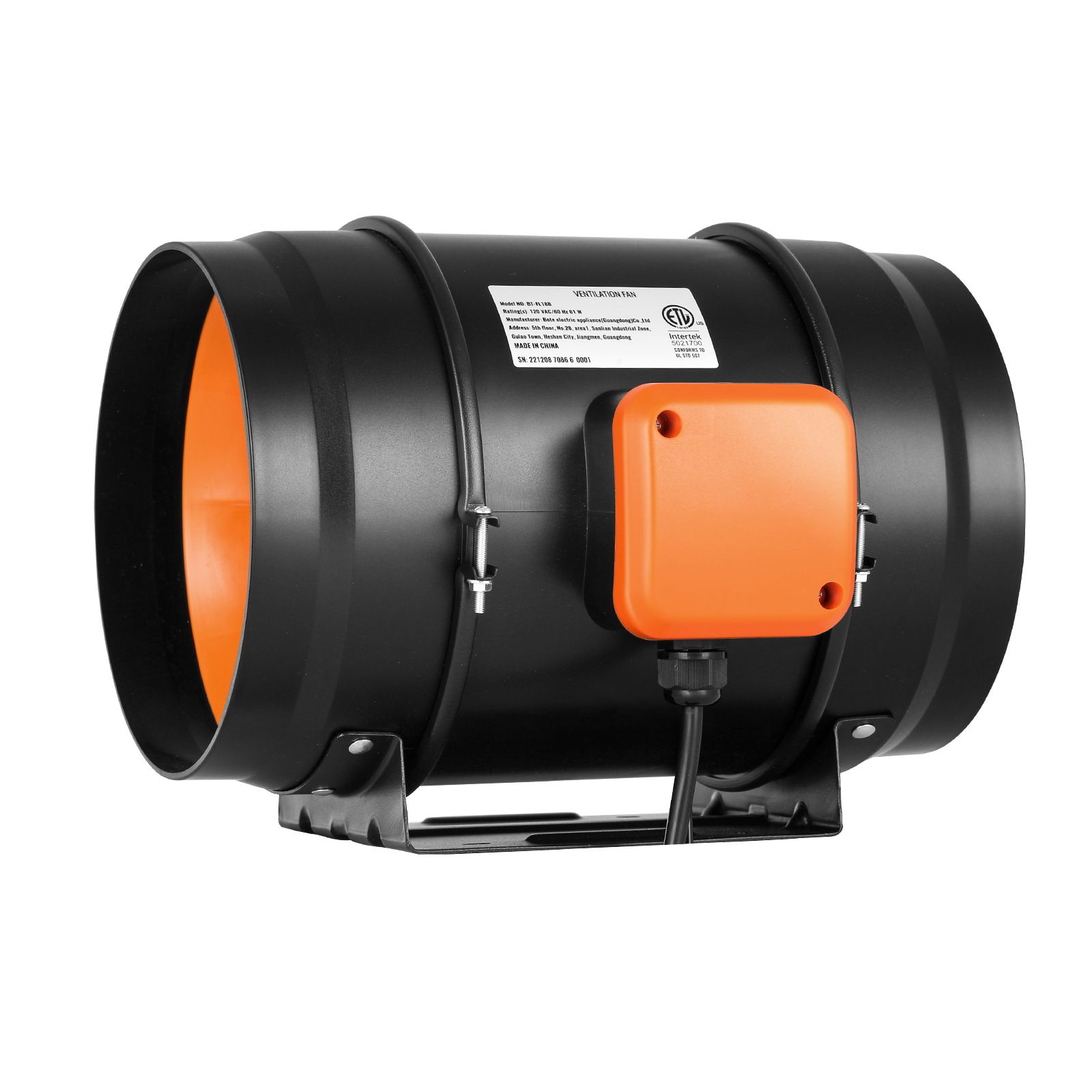 Wentylator kanałowy, 8-calowy, – Inline Duct Fan 8 Inch recenzja i cena