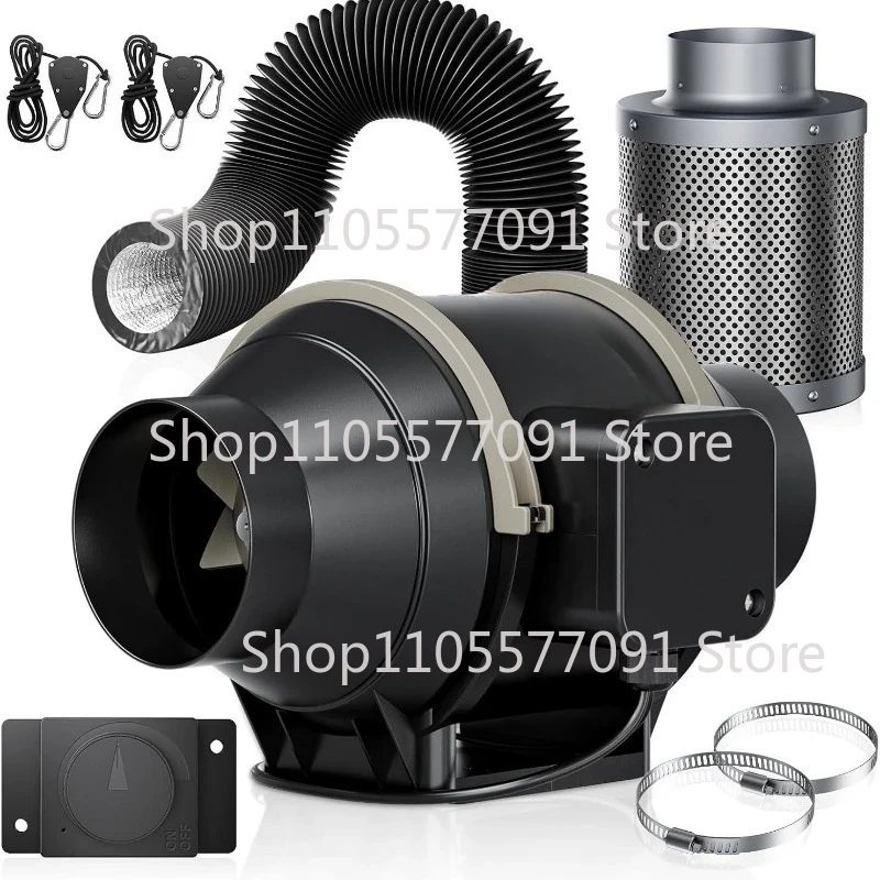Zestaw wentylatora kanałowego  – Carbon Filter Grow 6 Inch recenzja i cena