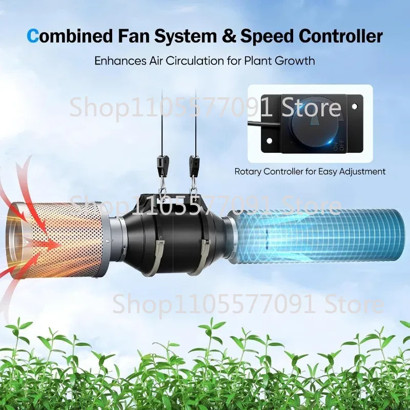 Zestaw wentylatora kanałowego  – Carbon Filter Grow 6 Inch recenzja i cena
