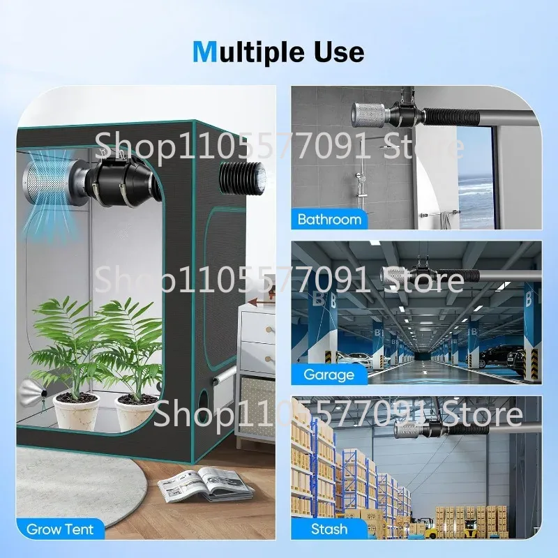 Zestaw wentylatora kanałowego  – Carbon Filter Grow 6 Inch recenzja i cena